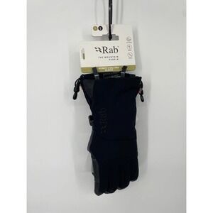 Rab Womens Baltoro Gloves Size L Black Winter‎ Ski Hiking Outdoor Stretch